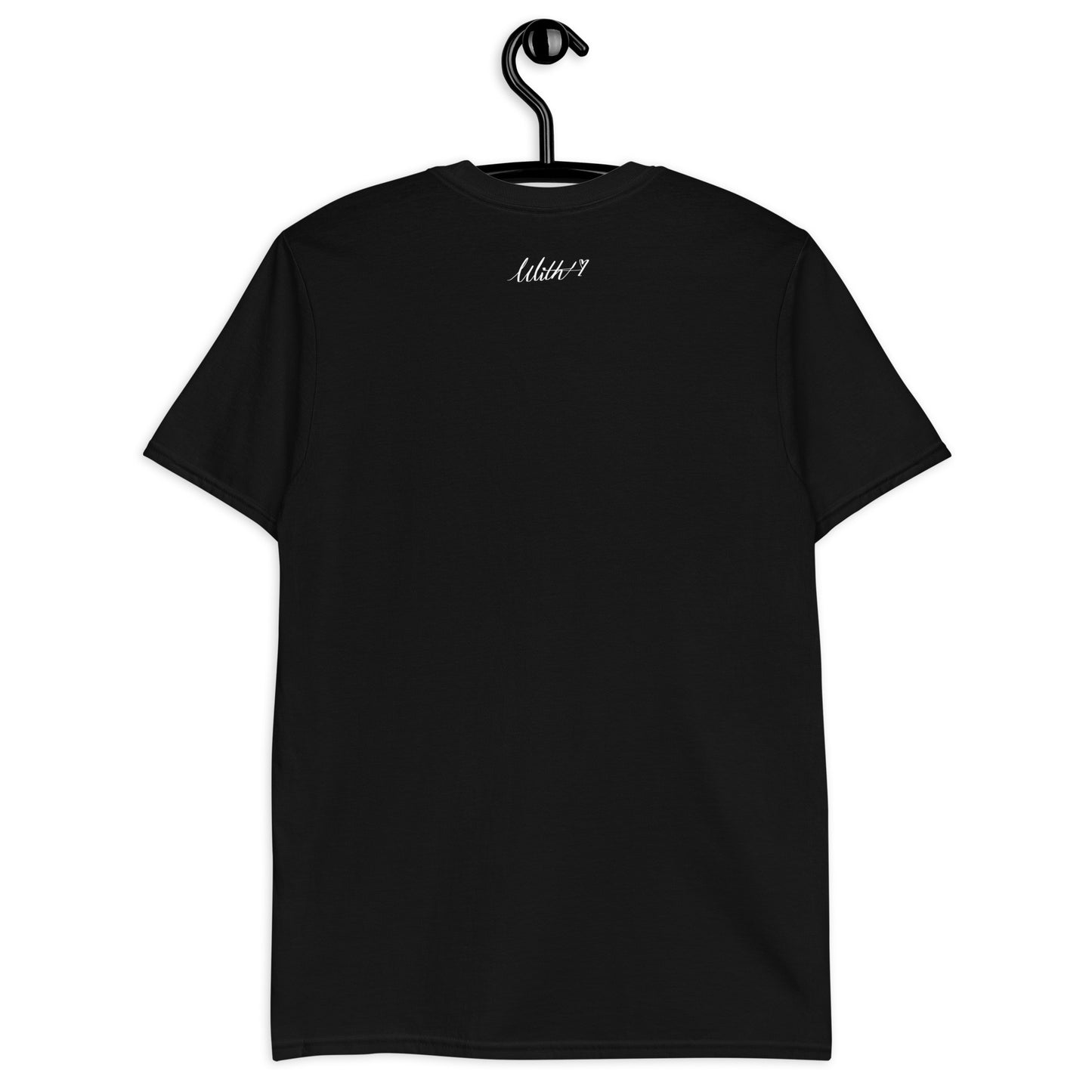English Cocker Spaniel Embroidery Black T-Shirt