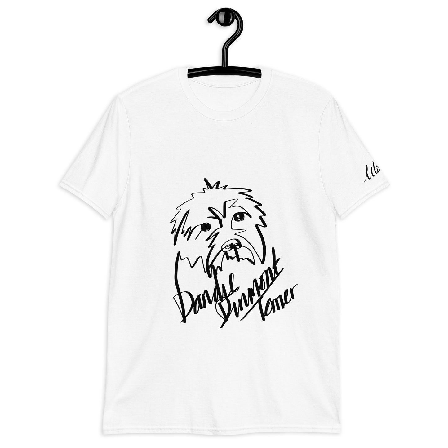 Dandie Dinmont Terrier Print White T-Shirt