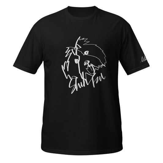 Shih Tzu Print Black T-Shirt