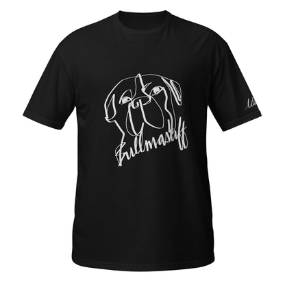 Bullmastiff Print Black T-Shirt