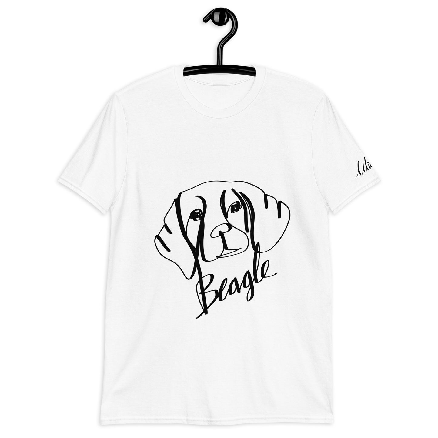 Beagle Print White T-Shirt