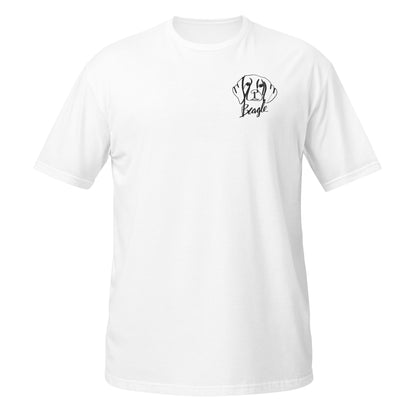 Beagle Embroidery White T-Shirt
