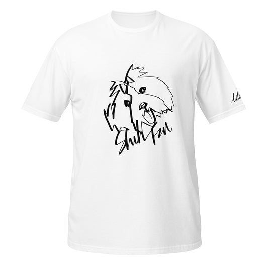 Shih Tzu Print White T-Shirt