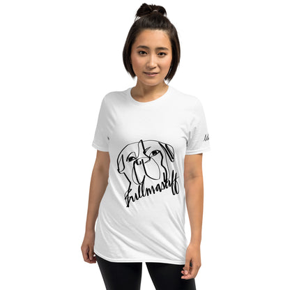 Bullmastiff Print White T-Shirt